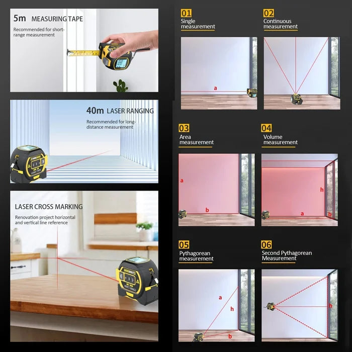 3-In-1 Laser Range Finder