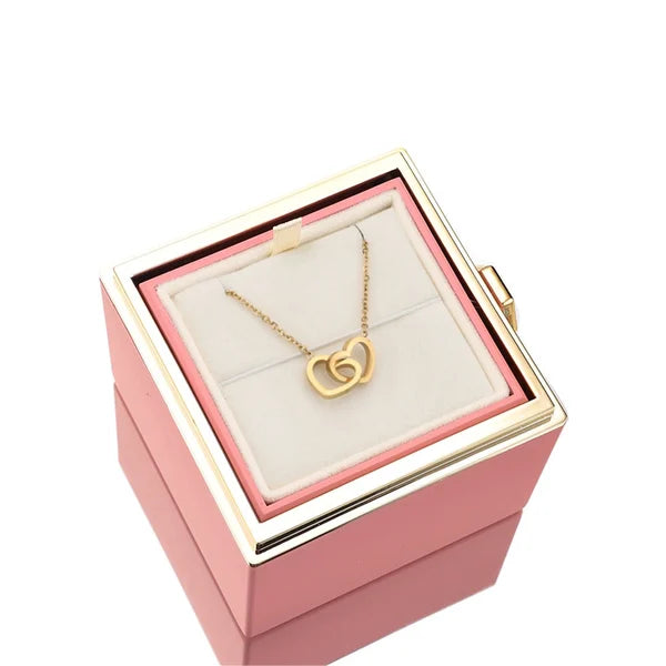 Eternal Rose Box w/ Necklace