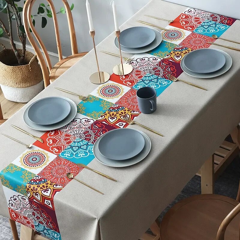 water and oil proof table cloth