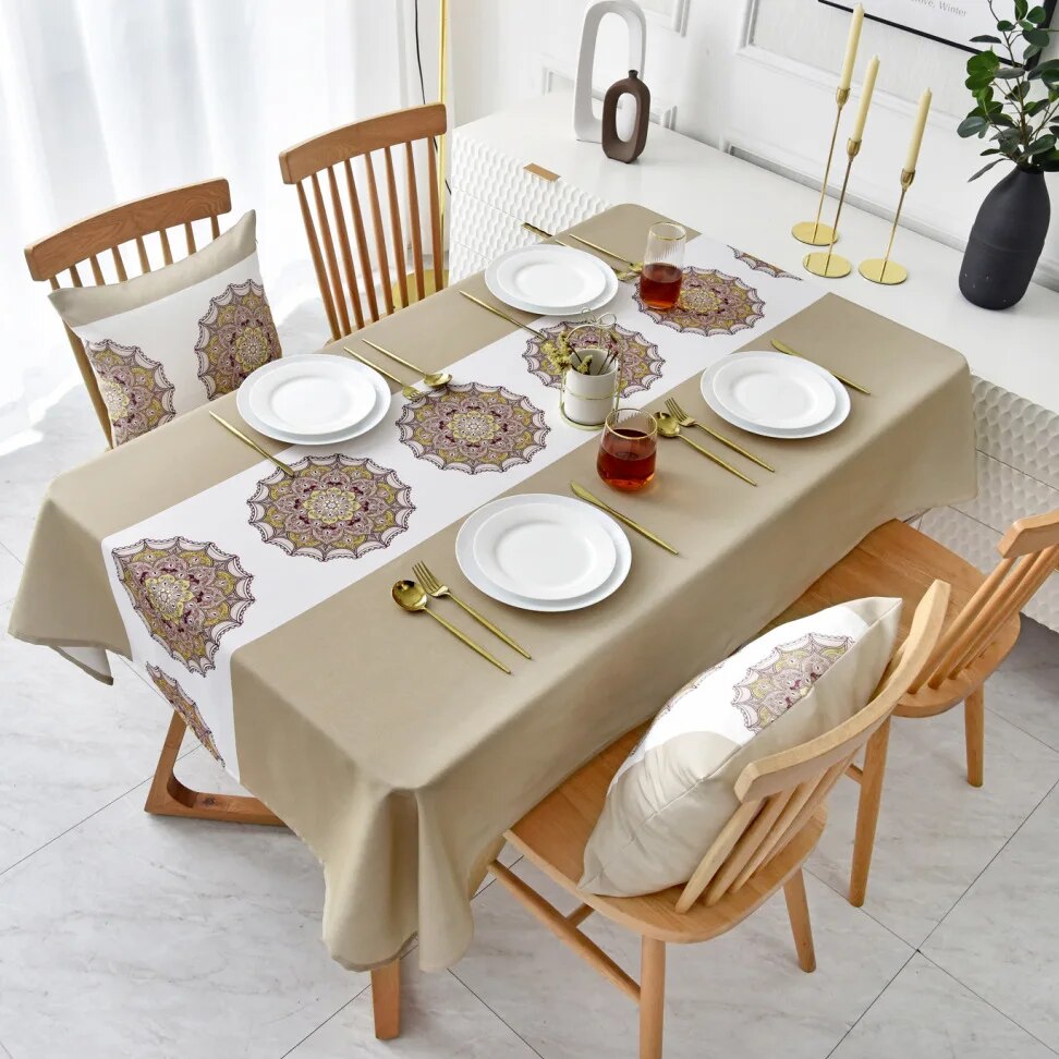 water and oil proof table cloth