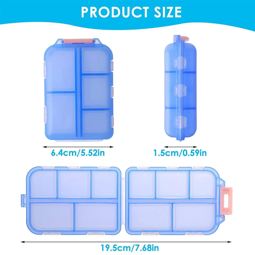 10 Grids Pill Organizer