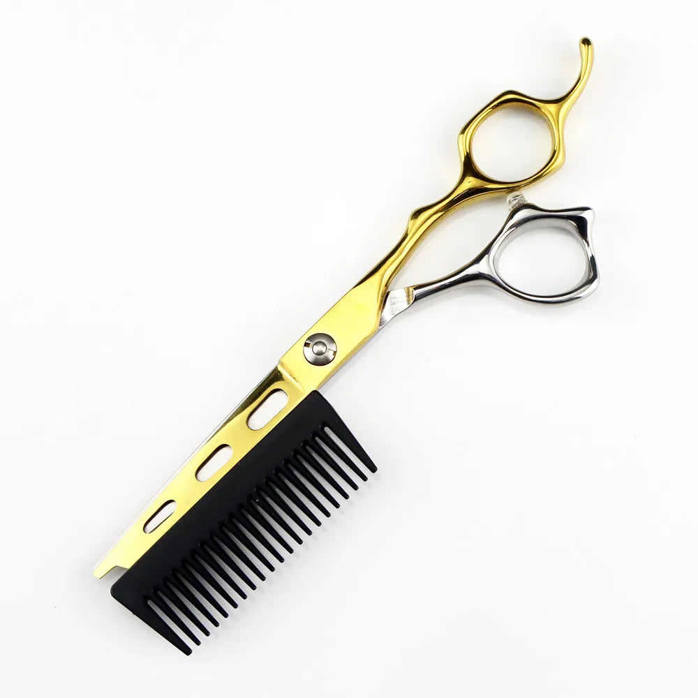 Professional Hairdressing Scissors With Detachable Comb