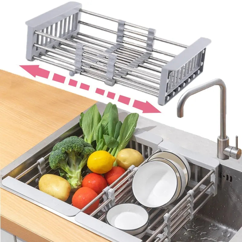 Extended Kitchen Sink Drain Basket