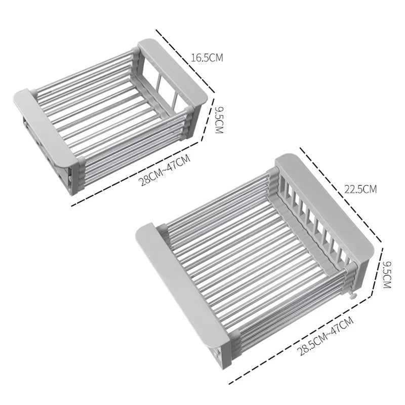 Extended Kitchen Sink Drain Basket