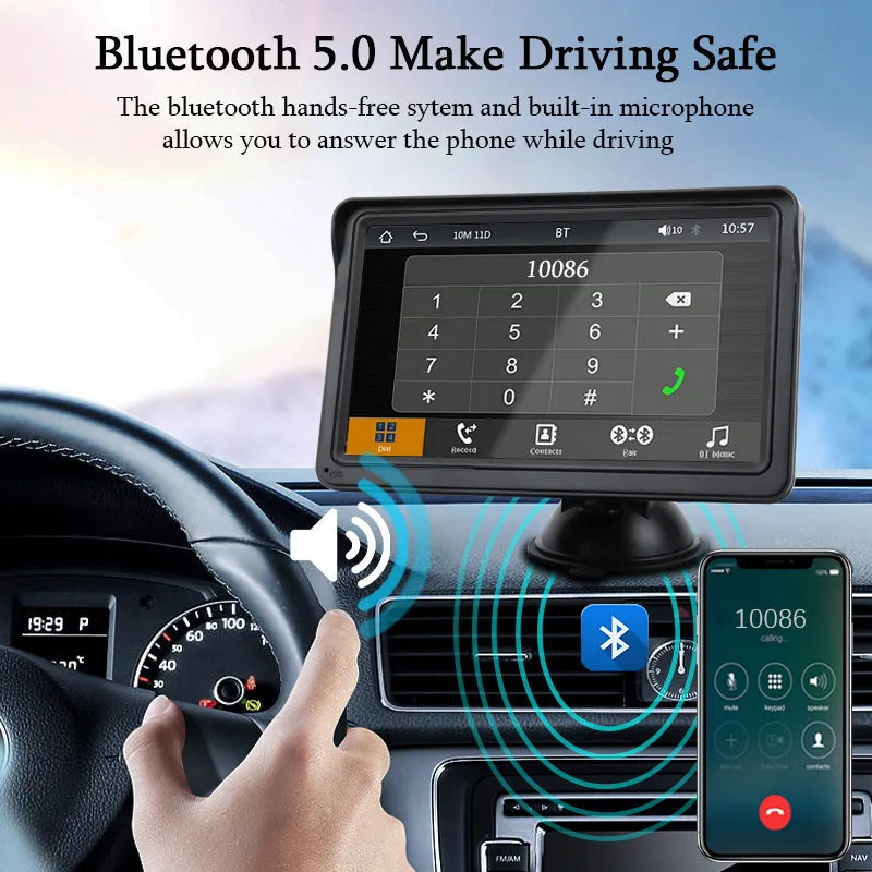 CarPlay Multimedia Video Player With Rear View Camera