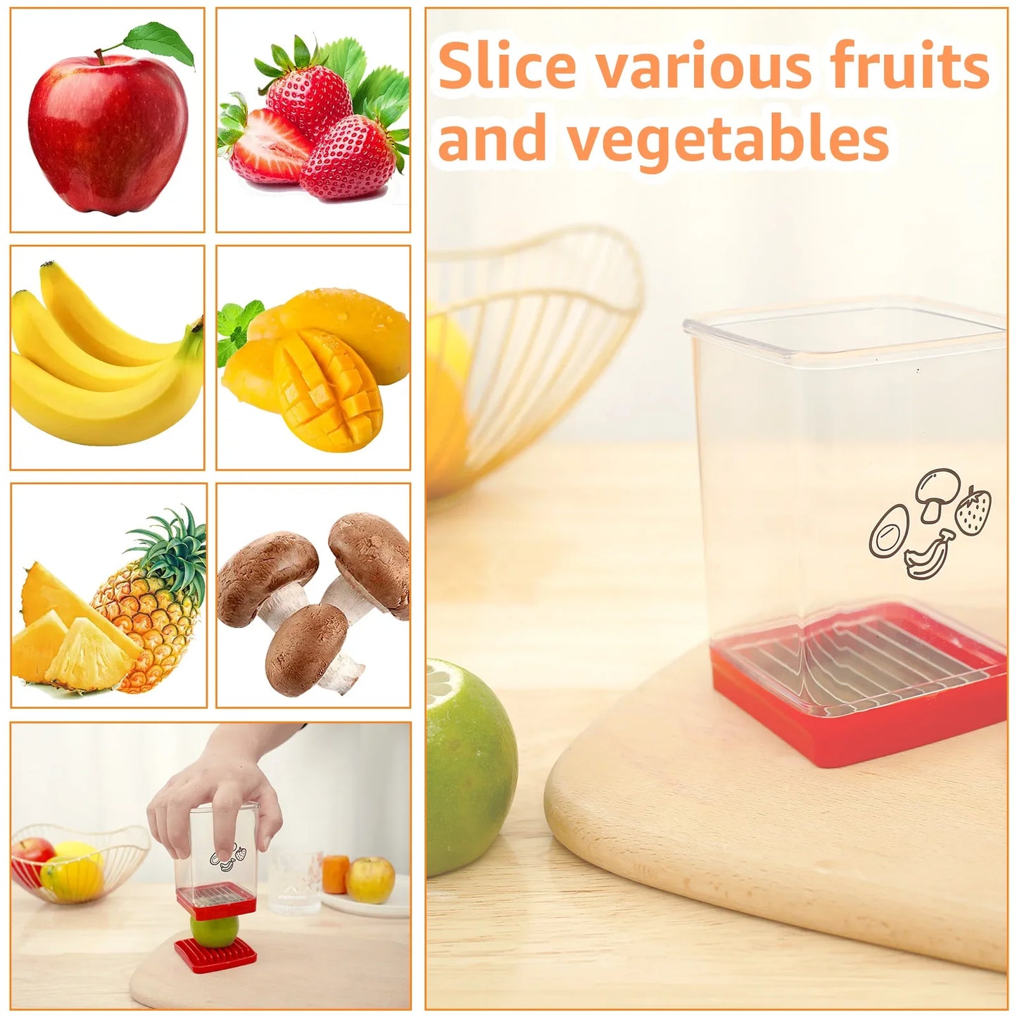 Fruit and Vegetable Quick Slicer