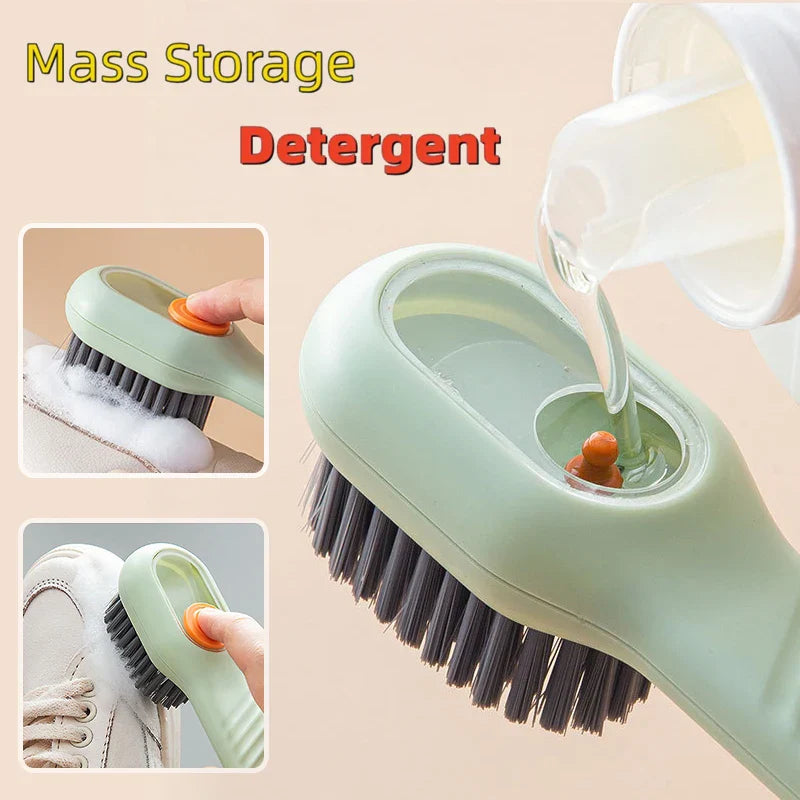 Multifunctional Soap Dispensing Brush