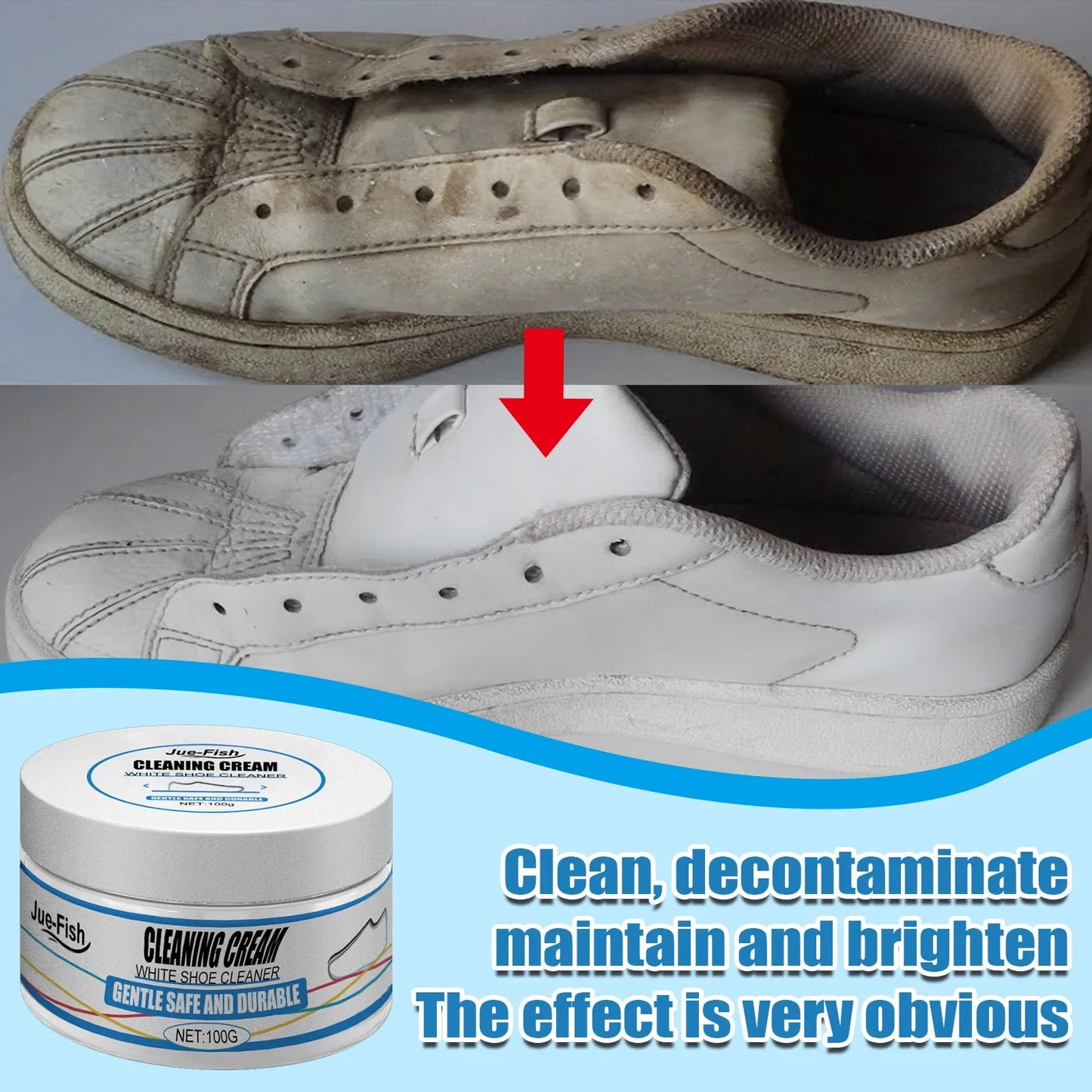 Water-free Shoe cleaner