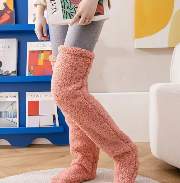 Winter Fuzzy Slipper Socks