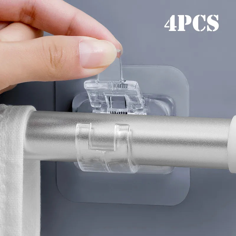 Self Adhesive Curtain Rod Holder