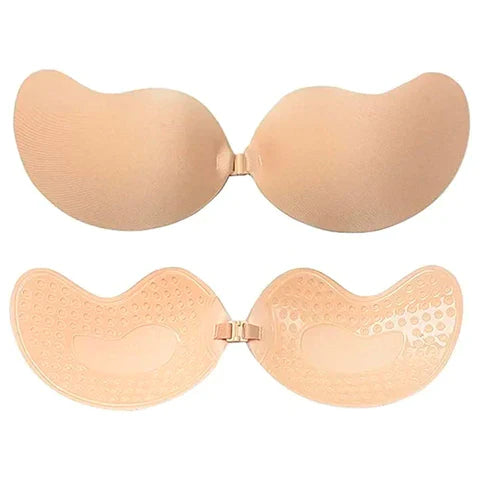 Invisible Push Up Strapless Sticky Bra